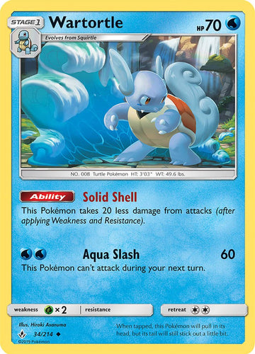 Wartortle (034/214) (Premium Collection Promo) [Sun & Moon: Unbroken Bonds]