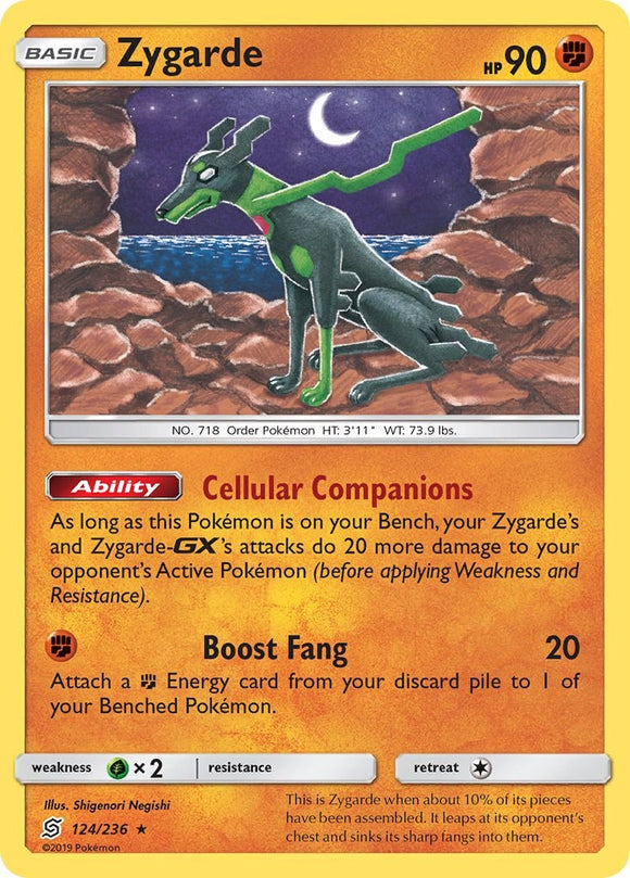 Zygarde [124/236] [Unified Minds] Reverse Holofoil