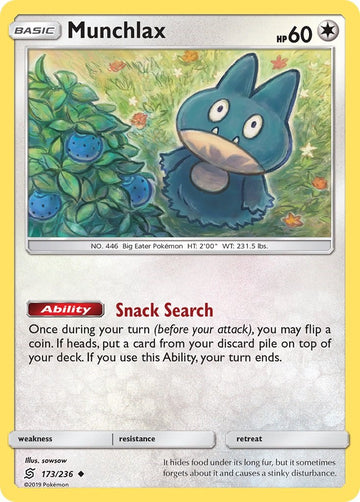 Munchlax [173/236] [Unified Minds] Reverse Holofoil