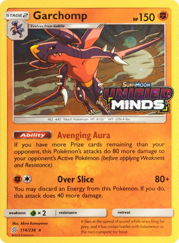 Garchomp - 114/236 (Cosmos Holo) [114/236] [Miscellaneous Cards & Products] Holofoil