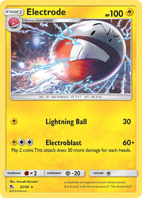Electrode [22/68] [Hidden Fates] Reverse Holofoil