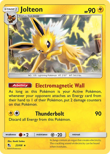Jolteon [23/68] [Hidden Fates] Reverse Holofoil