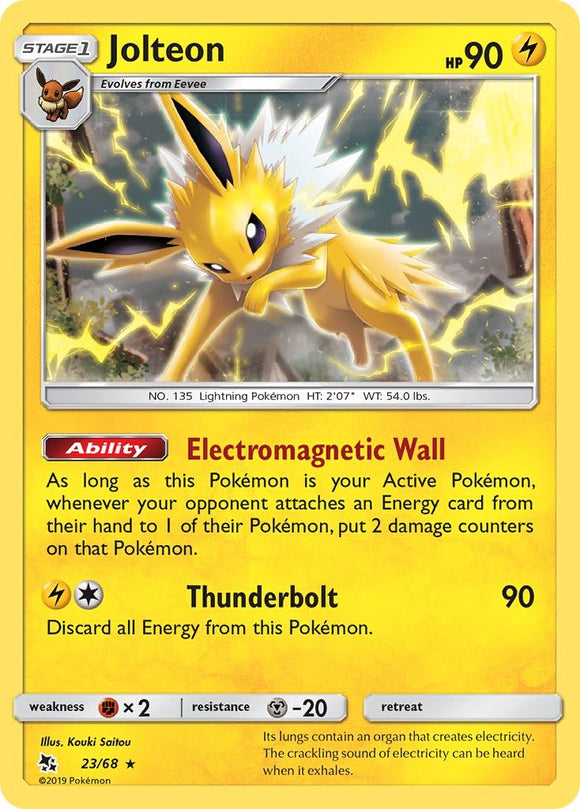Jolteon [23/68] [Hidden Fates] Reverse Holofoil