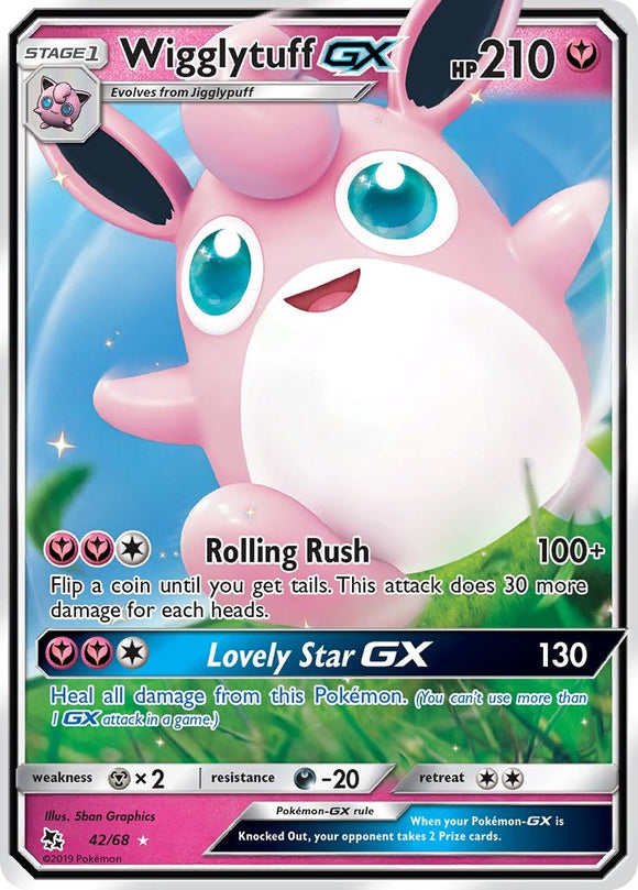 Wigglytuff GX (42/68) [Hidden Fates]