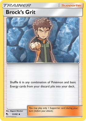 Brock's Grit [53/68] [Hidden Fates] Reverse Holofoil