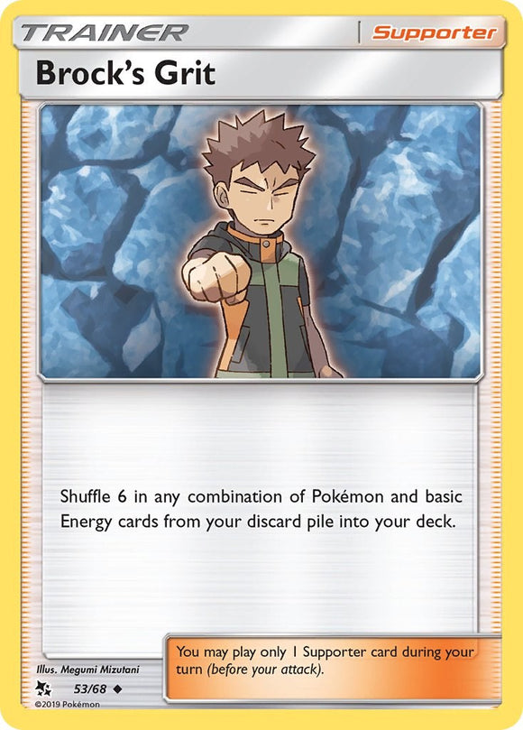 Brock's Grit [53/68] [Hidden Fates] Reverse Holofoil