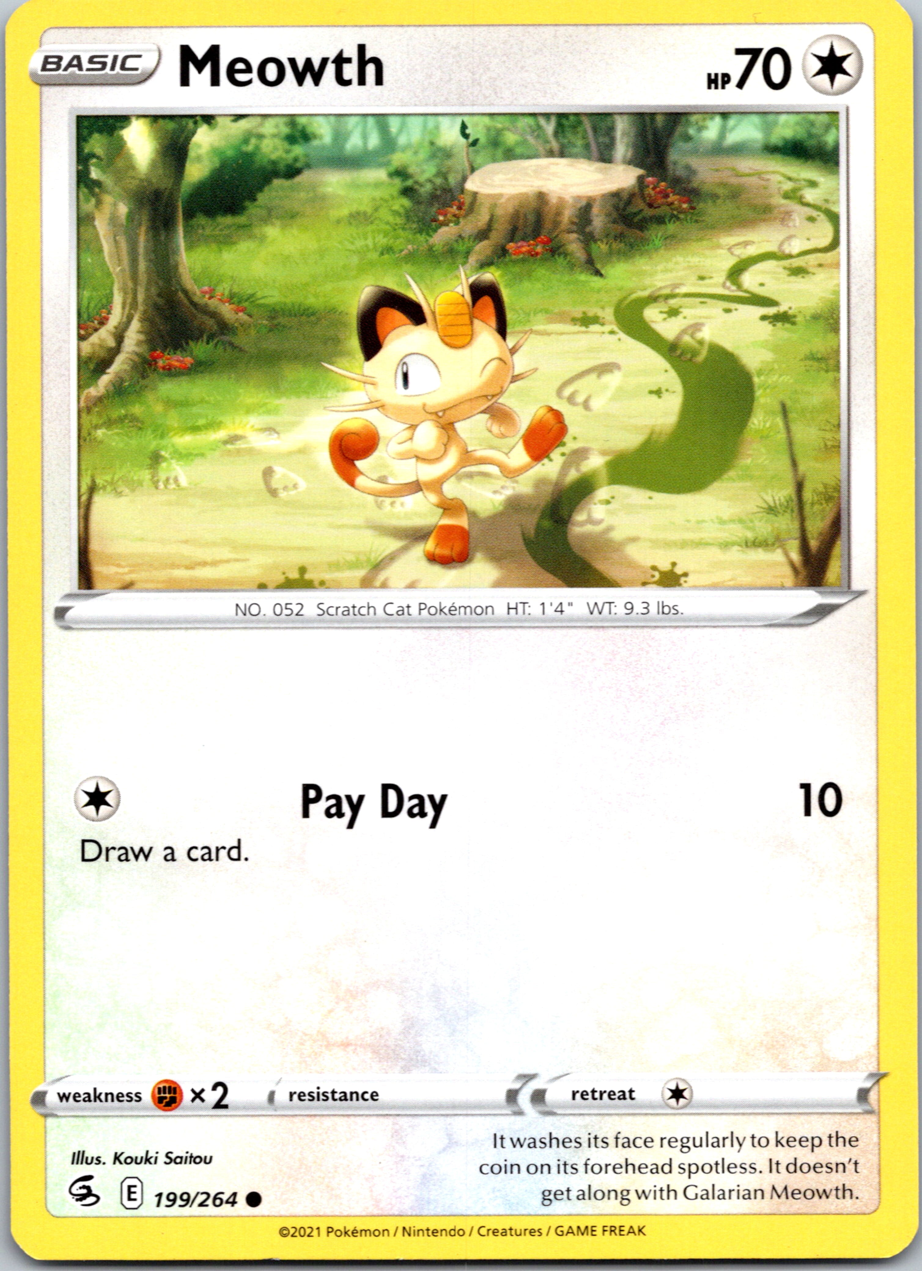 Meowth (199/264) [Sword & Shield: Fusion Strike]