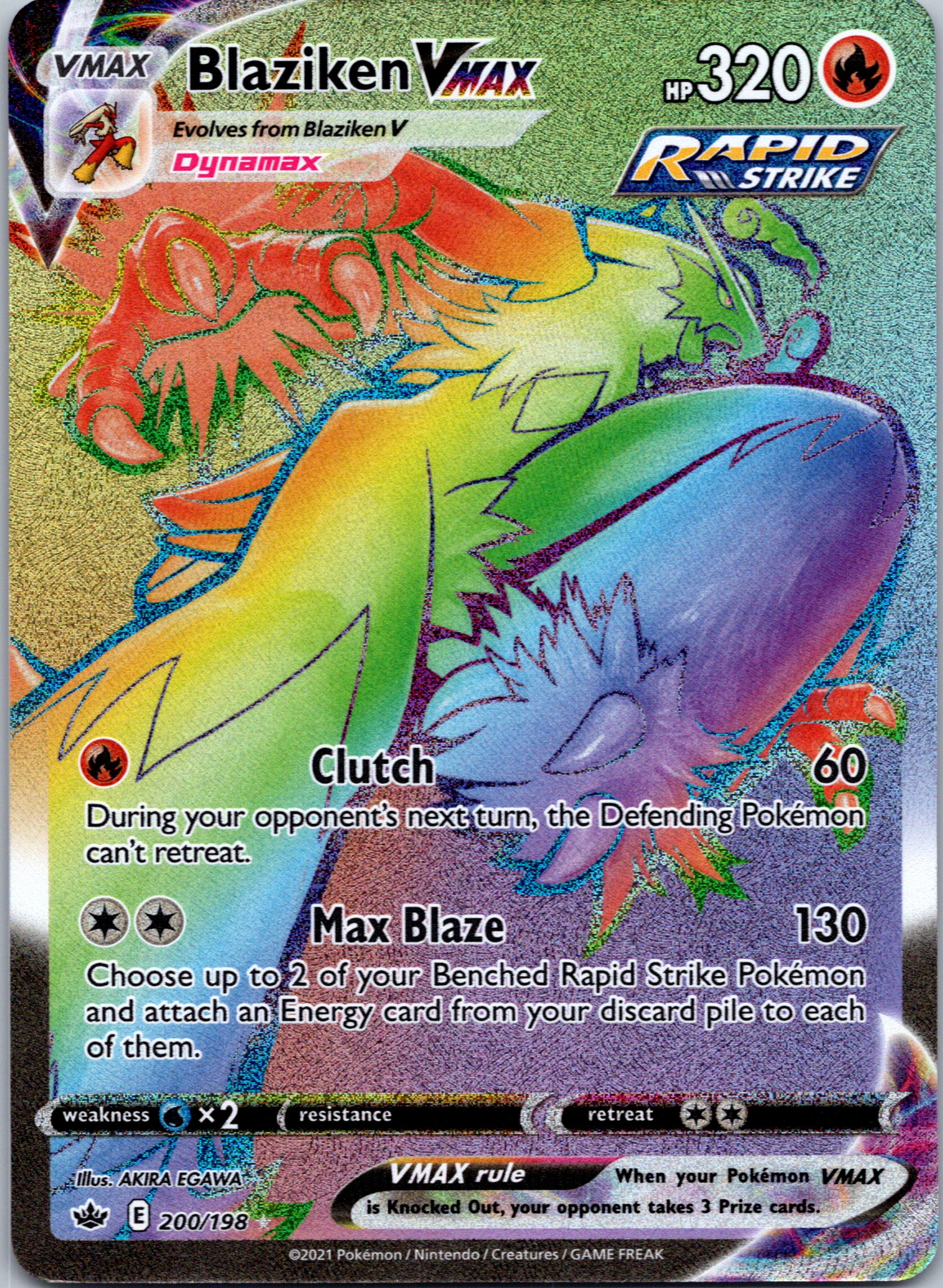 Blaziken VMAX (200/198) [Sword & Shield: Chilling Reign]