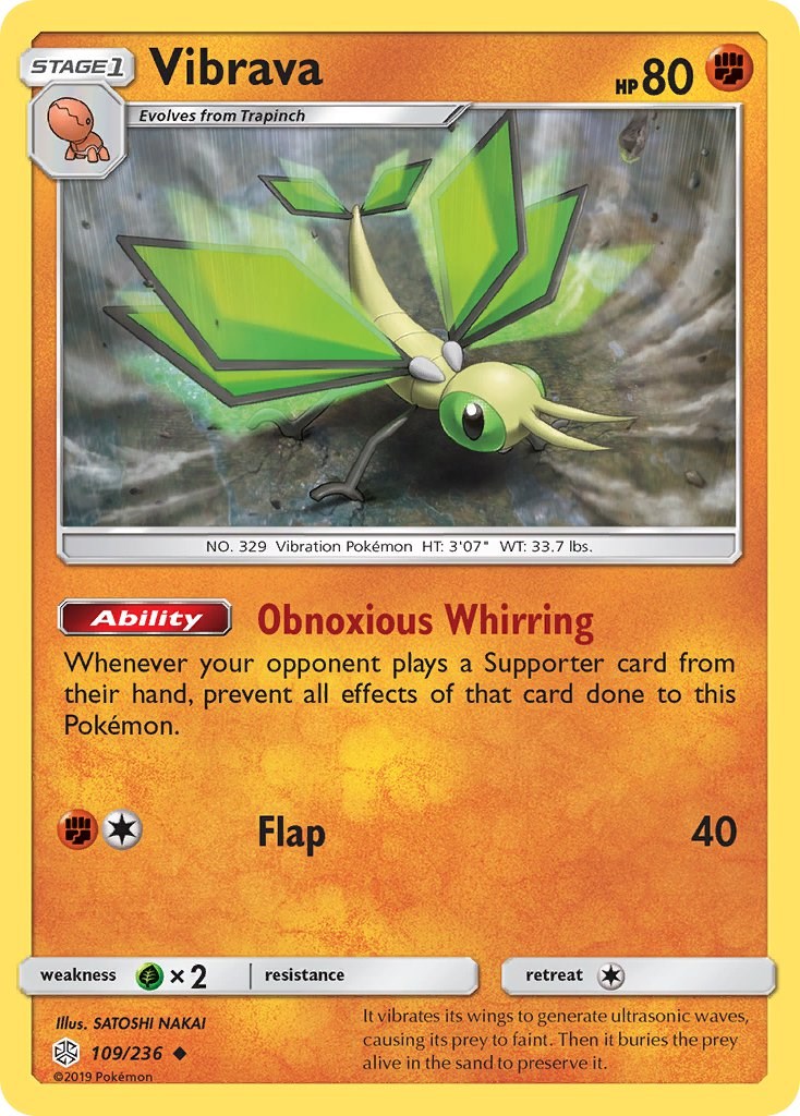 Vibrava [109/236] [SM - Cosmic Eclipse] Reverse Holofoil