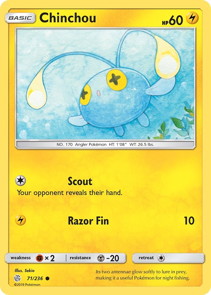Chinchou [71/236] [SM - Cosmic Eclipse] Reverse Holofoil