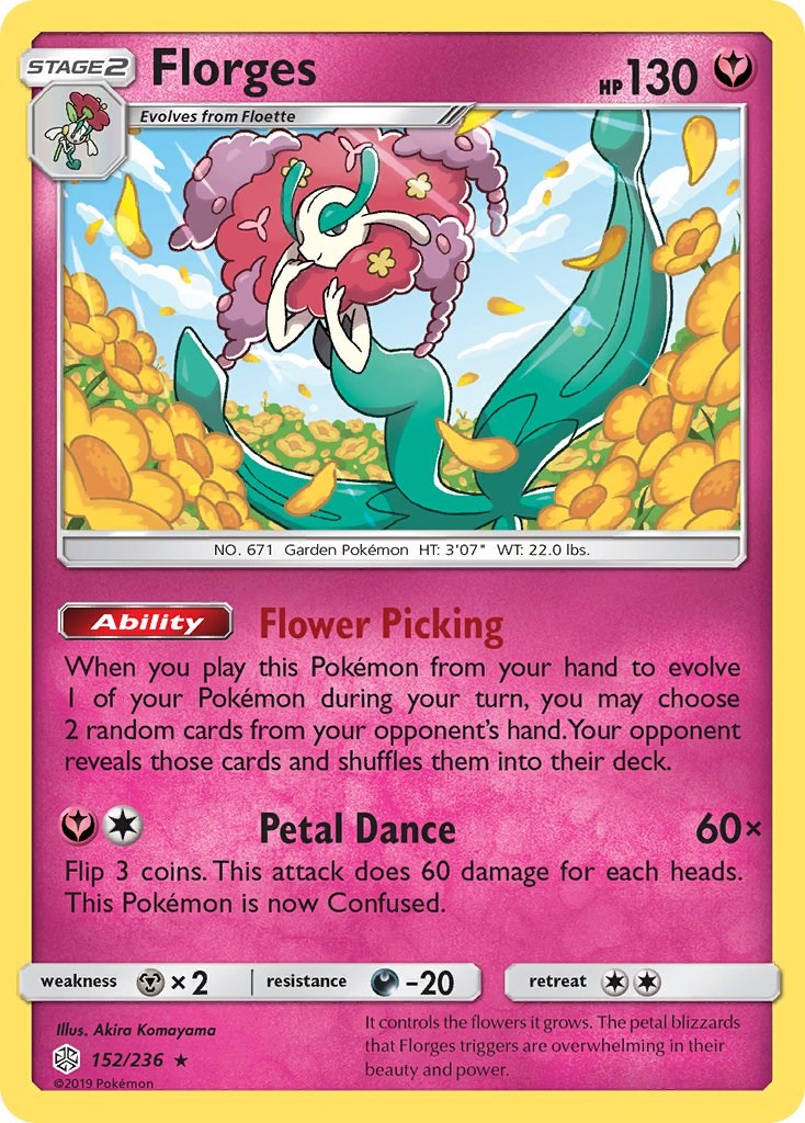 Florges [152/236] [SM - Cosmic Eclipse] Reverse Holofoil