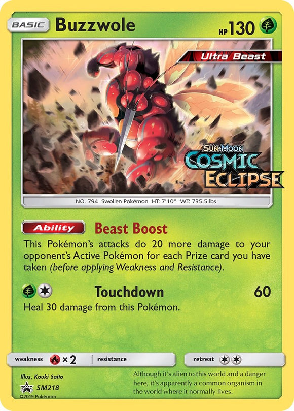 Buzzwole - SM218 (Prerelease) [SM218] [SM Promos] Holofoil