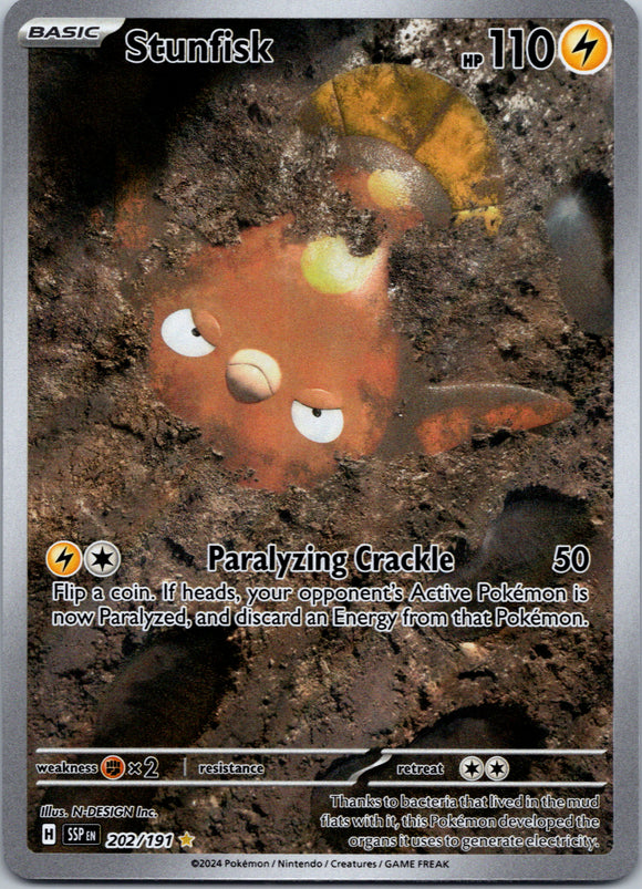 Stunfisk [202/191] - (Surging Sparks) Holofoil