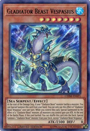 Gladiator Beast Vespasius [CHIM-ENSP1] Ultra Rare