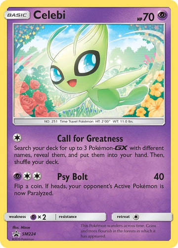 Celebi - SM224 [SM224] [SM Promos] Holofoil