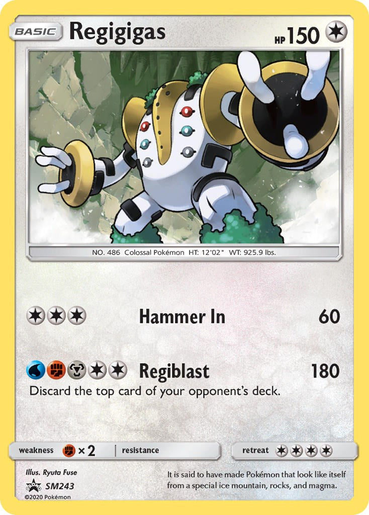 Regigigas - SM243 [SM243] [SM Promos] Holofoil