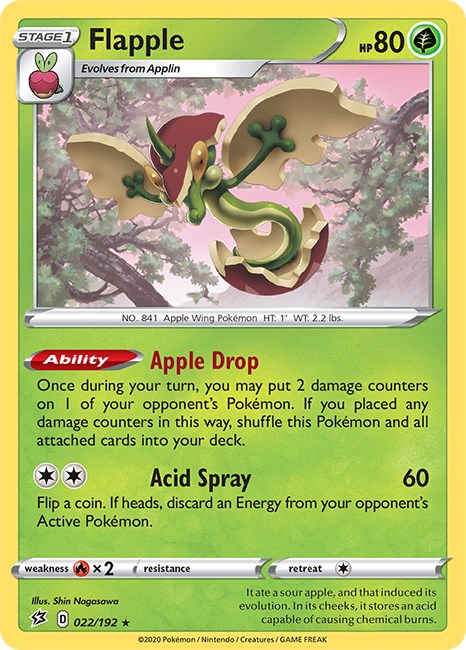 Flapple [022/192] [Rebel Clash] Reverse Holofoil