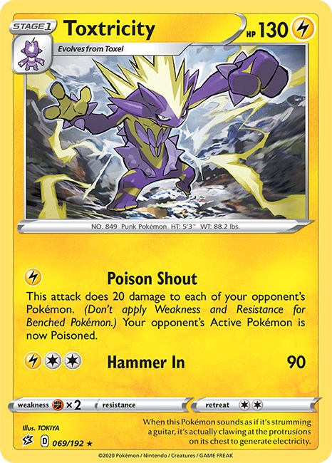 Toxtricity [069/192] [Rebel Clash] Reverse Holofoil