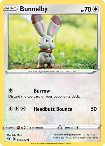 Bunnelby [146/192] [Rebel Clash] Reverse Holofoil