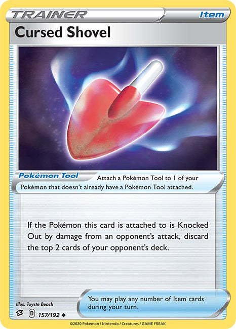 Cursed Shovel [157/192] [Rebel Clash] Reverse Holofoil