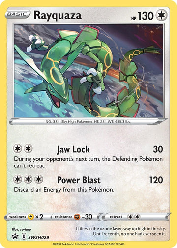 Rayquaza [SWSH029] [Sword & Shield Promo Cards] Holofoil