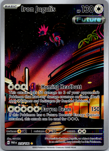 Iron Jugulis (216/182) - [Scarlet & Violet: Paradox Rift] Holofoil