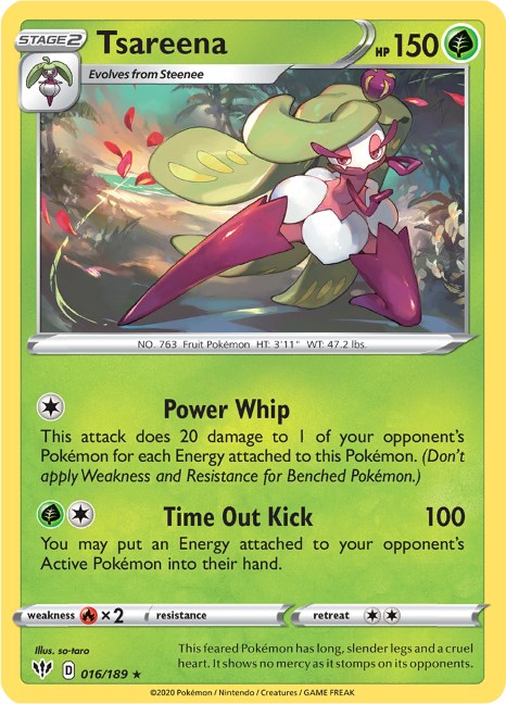 Tsareena [016/189] [Darkness Ablaze] Reverse Holofoil