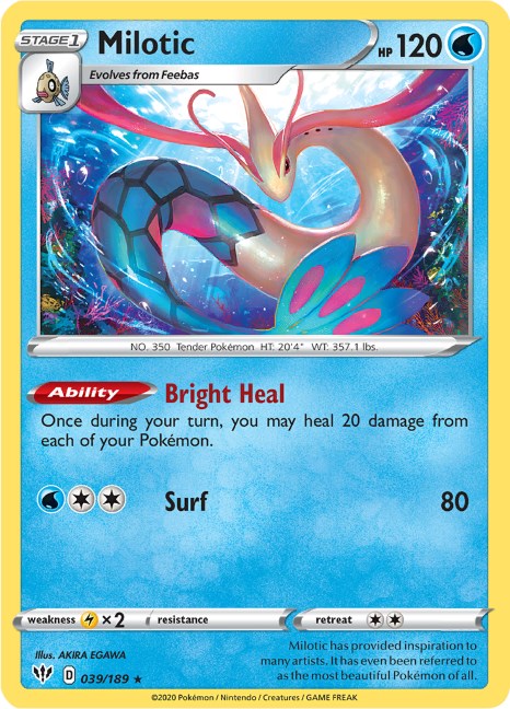 Milotic [039/189] [Darkness Ablaze] Reverse Holofoil