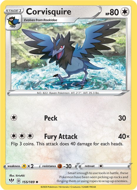 Corvisquire [155/189] [Darkness Ablaze] Reverse Holofoil