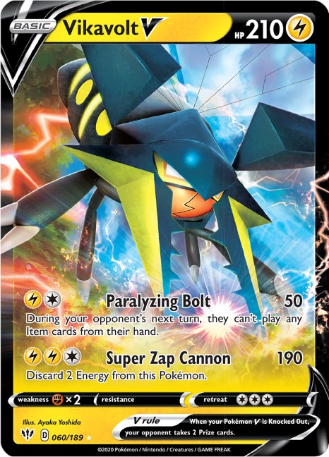 Vikavolt V (060/189) [SWSH03: Darkness Ablaze]