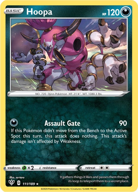 Hoopa [111/189] [Darkness Ablaze] Reverse Holofoil