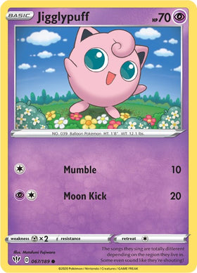 Jigglypuff [067/189] [Darkness Ablaze] Reverse Holofoil