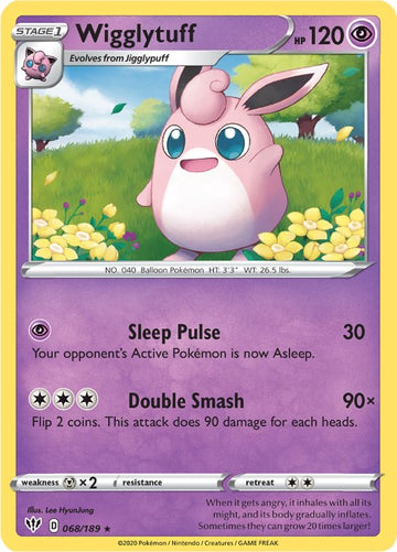 Wigglytuff (068/189) [SWSH03: Darkness Ablaze]