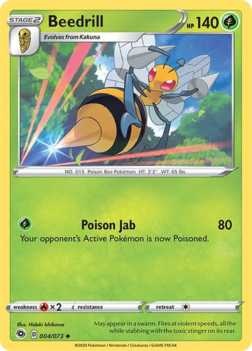 Beedrill [004/073] [Champion's Path] Reverse Holofoil