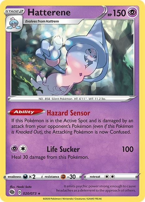 Hatterene [020/073] [Champion's Path] Reverse Holofoil