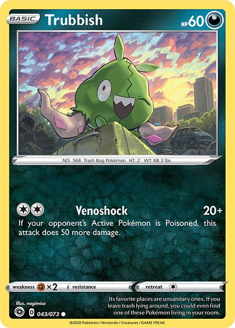 Trubbish [043/073] [Champion's Path] Reverse Holofoil