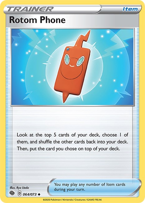 Rotom Phone [064/073] [Champion's Path] Reverse Holofoil