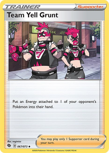 Team Yell Grunt [067/073] [Champion's Path] Reverse Holofoil