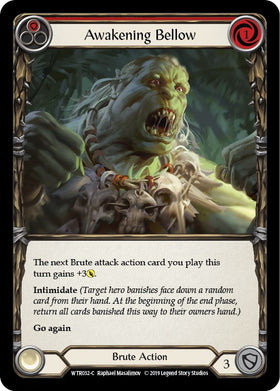 Awakening Bellow (Red) [WTR032] Unlimited Rainbow Foil