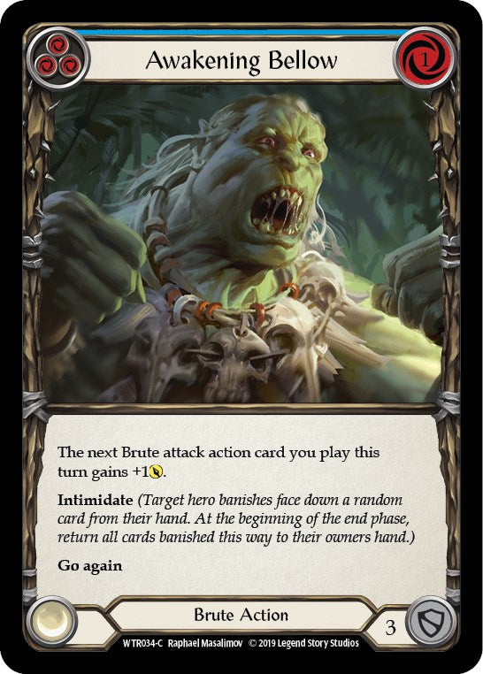 Awakening Bellow (Blue) [WTR034] [Welcome to Rathe] 1st Edition Normal