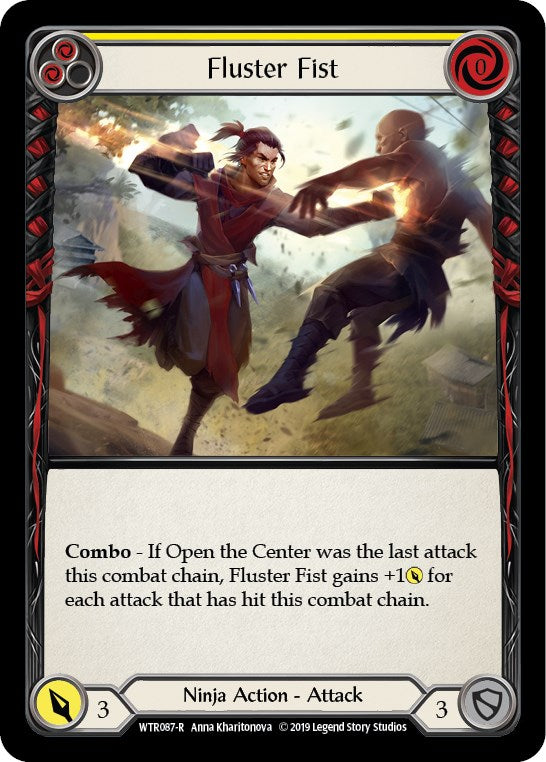 Fluster Fist (Yellow) [WTR087] Unlimited Normal