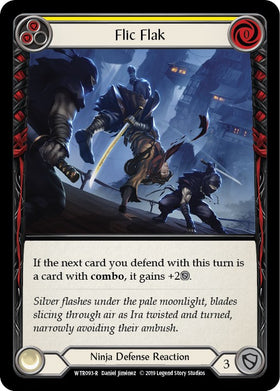 Flic Flak (Yellow) [WTR093] Unlimited Rainbow Foil