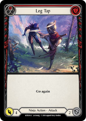 Leg Tap (Red) [WTR101] [Welcome to Rathe] 1st Edition Rainbow Foil