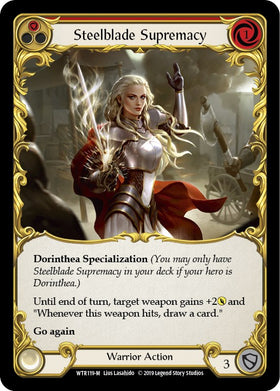 Steelblade Supremacy [WTR119] [Welcome to Rathe] Unlimited Edition Rainbow Foil