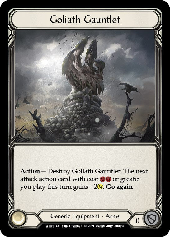 Goliath Gauntlet [WTR153] [Welcome to Rathe] 1st Edition Cold Foil