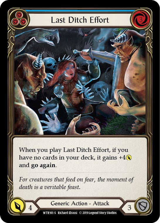 Last Ditch Effort [WTR161] [Welcome to Rathe] Unlimited Edition Rainbow Foil