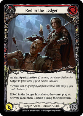 Red in the Ledger [ARC043] [Arcane Rising] Unlimited Edition Rainbow Foil