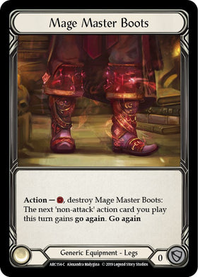 Mage Master Boots [ARC154] [Arcane Rising] 1st Edition Cold Foil