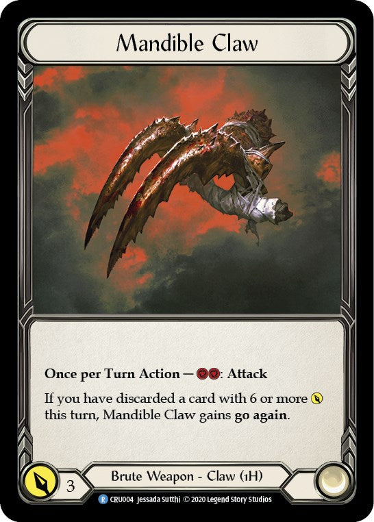 Mandible Claw (Rainbow Foil) [CRU004-RF] Unlimited Rainbow Foil