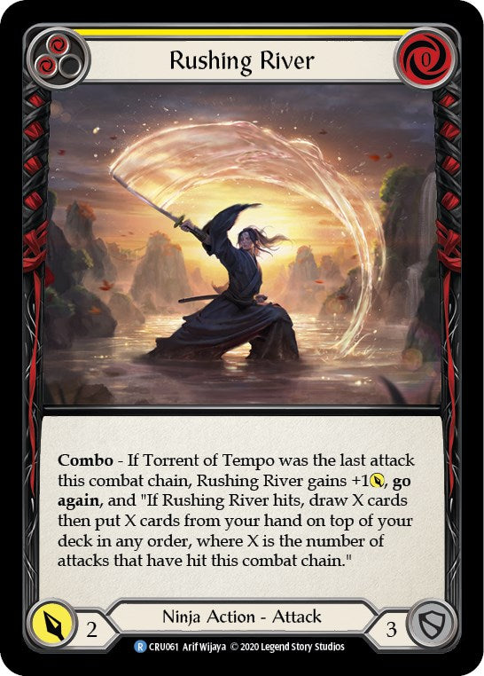 Rushing River (Yellow) [CRU061] [Crucible of War] Unlimited Edition Normal